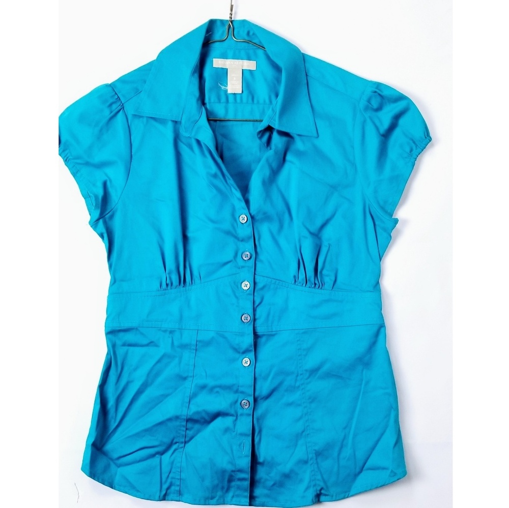 Banana Republic Ladies Blue Button Down Top